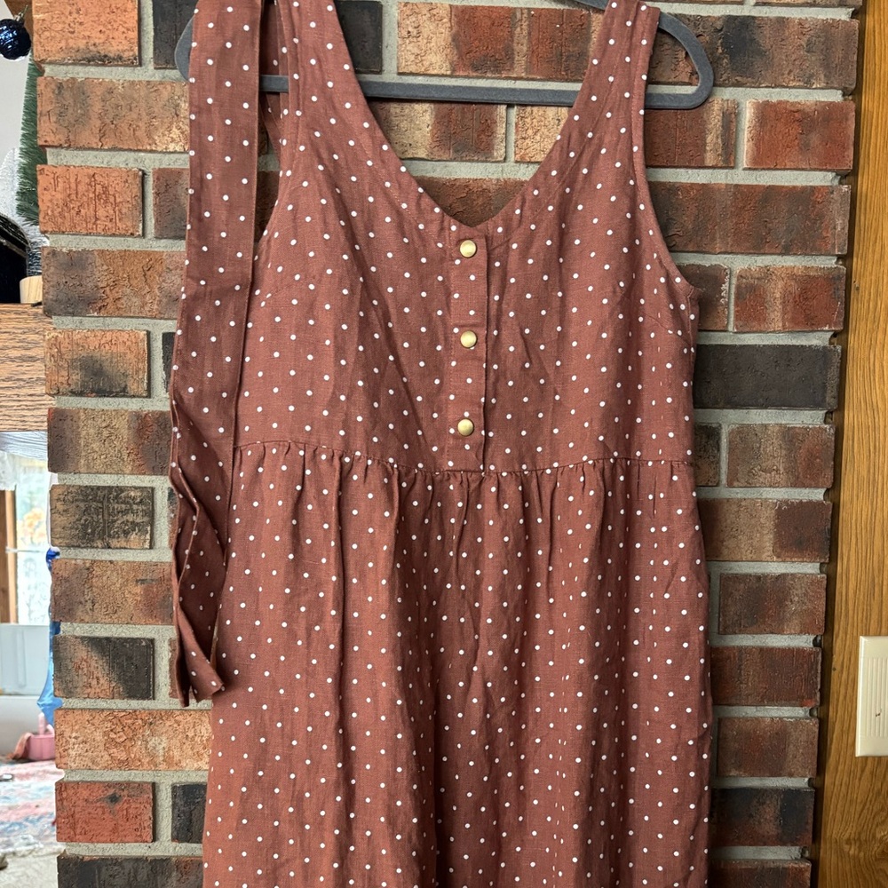 notPERFECTLINEN Dress with tie